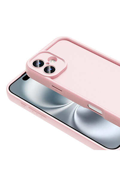 zore iPhone 16 Plus Case Camera Protected Senk Pineapple Cover - Dark Green