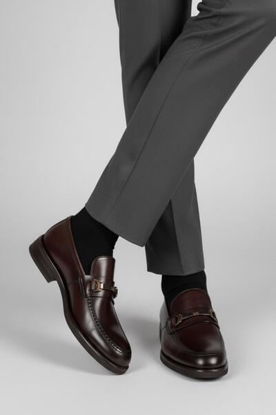 Benart Genuine Leather Lightweight Eva Sole Laceless Casual Classic Men's Shoes