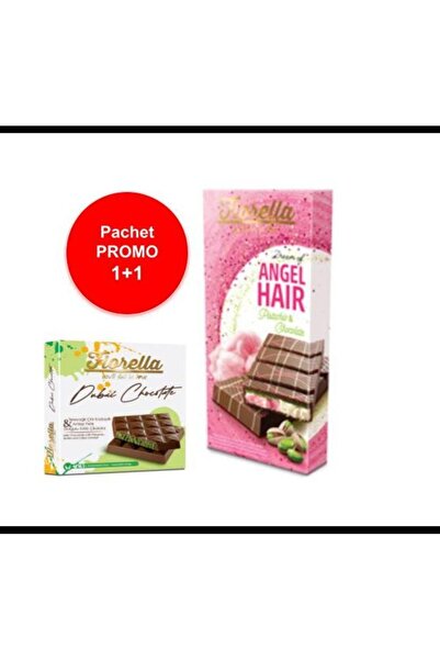 FIORELLA Dubai Chocolate 1 x 60 gr + Angel Hair with pistachio and cotton candy 1 x 150 gr PROMO Package