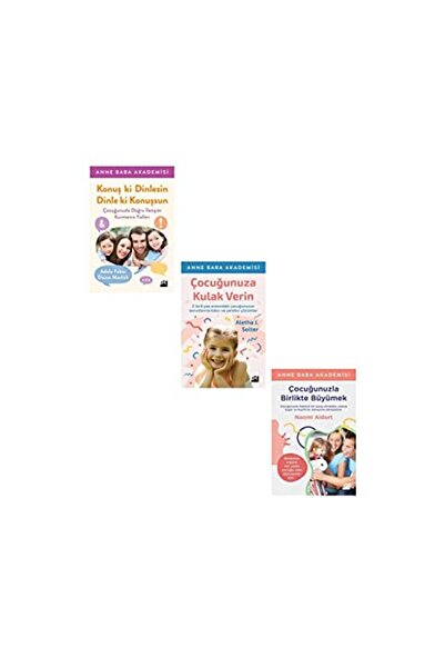 Doğan Kitap Çocuğunuza Kulak Verin + Konuş ki Dinlesin + Çocuğunuzla Birlikte...