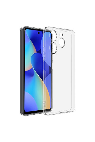 zore Tecno Spark 10 Pro Case Senk Super Silicone Cover - Colorless