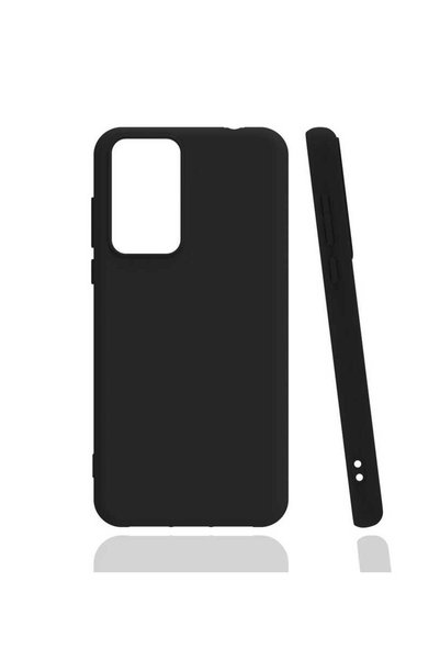 zore Mi 12t Pro Case Senk Bias Tape Silicone - Black