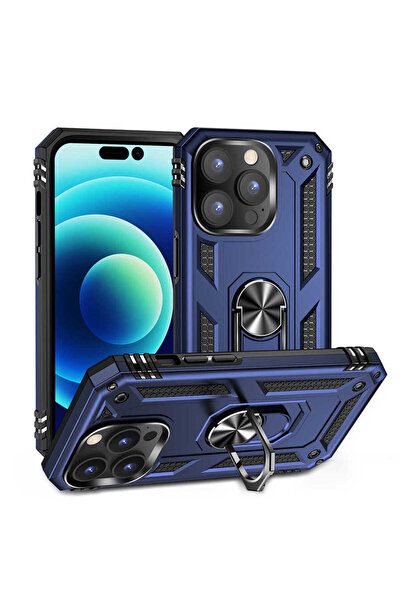 zore حافظة NXXA Vega متوافقة مع هاتف iPhone 14 Pro - أزرق