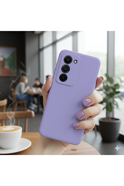 Hatreds Xiaomi Redmi 15 Uyumlu Kılıf İçi Kadife Tasarımlı Renkli Kamera Korum...