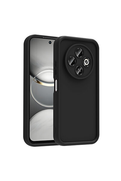 zore Tecno Spark 30C 4g Case Camera Protected Senk Pineapple Cover - Black