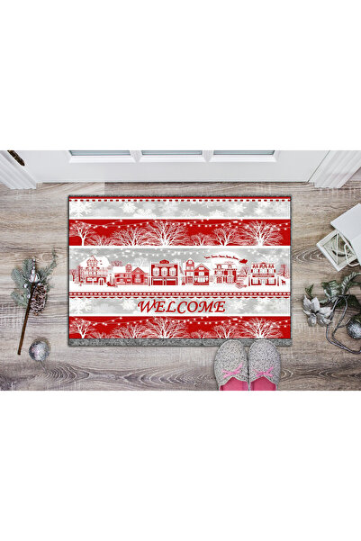 Şen Dekorasyon New Year's Special Front Door Mat