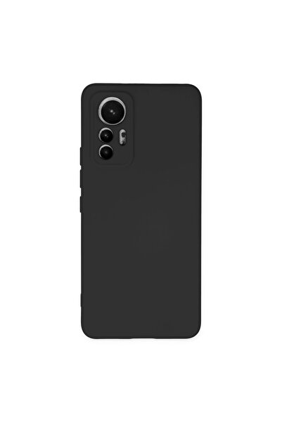 eco port Mi 12 Lite Case Nano Velvet Silicone - Black