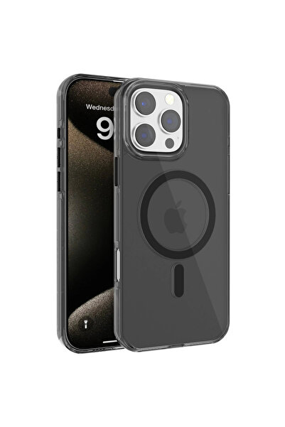 FREEDOM STOREE حافظة جوكو آيفون 16 برو جليم بي سي الصلبة ماج سيف - أسود