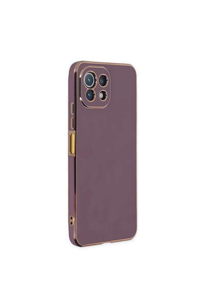 eco port حافظة هاتف Mi 11 Lite من السيليكون - بنفسجي