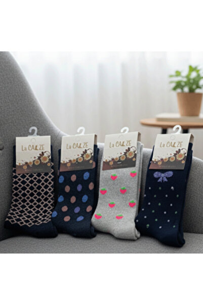 LA CALZE 4 Pairs of Women's Patterned Socks