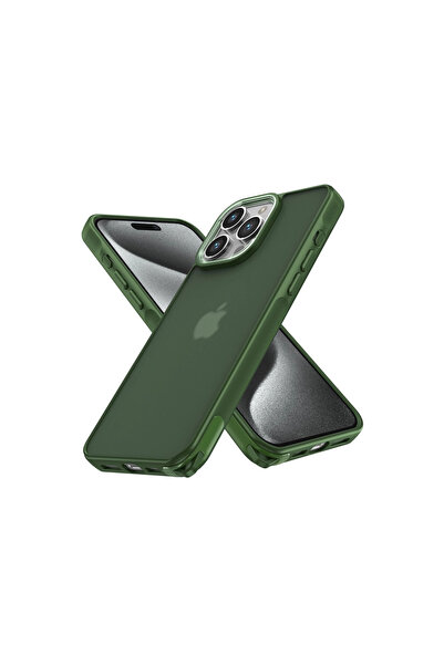 eco port iPhone 15 Pro Case Elegant Cover - Green