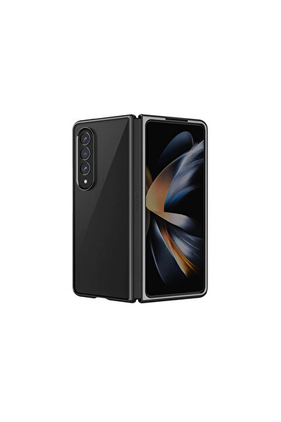 Marsilyan غطاء حماية قابل للطي لهاتف سامسونج جالاكسي Z فولد 4 - أسود