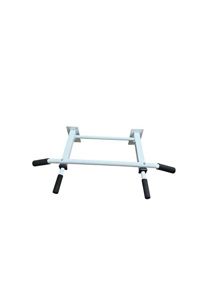 MY LIFE FITNESS Wall Pull-up Bar for Height and Strength - White