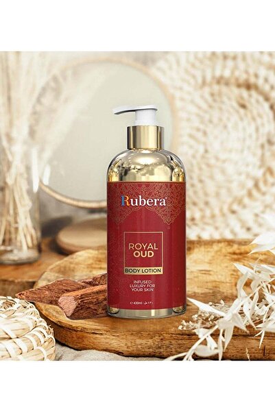 RUBERA Royal Oud Luxury Body Lotion, 430ml, Infused Fragrance