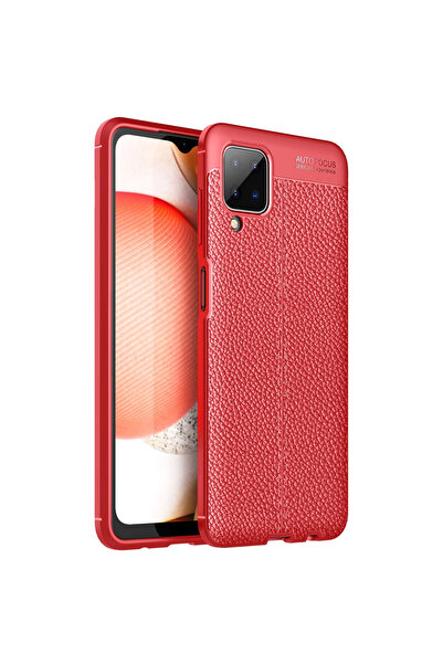 FREEDOM STOREE غطاء سامسونج جالاكسي A12 بتركيز تلقائي - أحمر