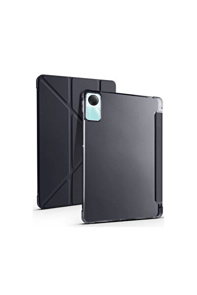 FREEDOM STOREE حافظة تابلت شاومي ريدمي باد إس إي 4 جي مع حامل قلم - أسود