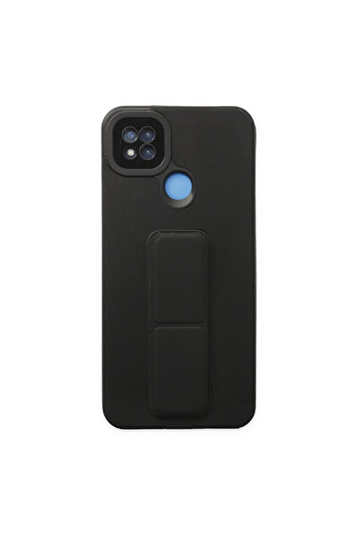 Marsilyan حافظة ريدمي 9c ميجا ستاند سيليكون - أسود