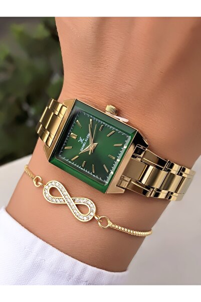 Daniel Klein Kadın Kol Saati Çelik Kordon Gold Renk Hediye Bileklik DKF54C2