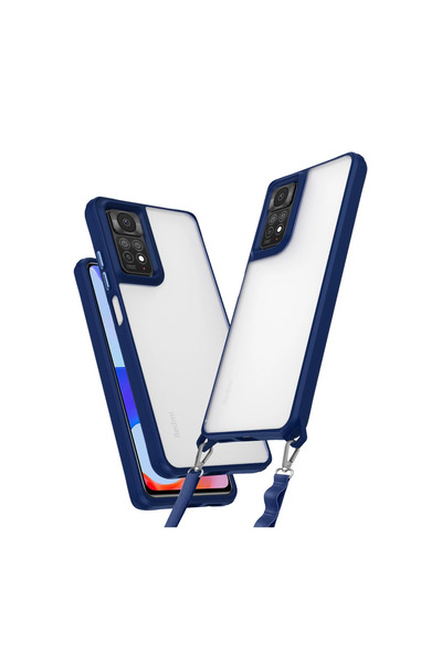 eco port حافظة ريدمي نوت 11 برو من السيليكون - أزرق داكن