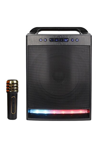 AHMED ZQS8170 8-inch square wireless speaker with microphone