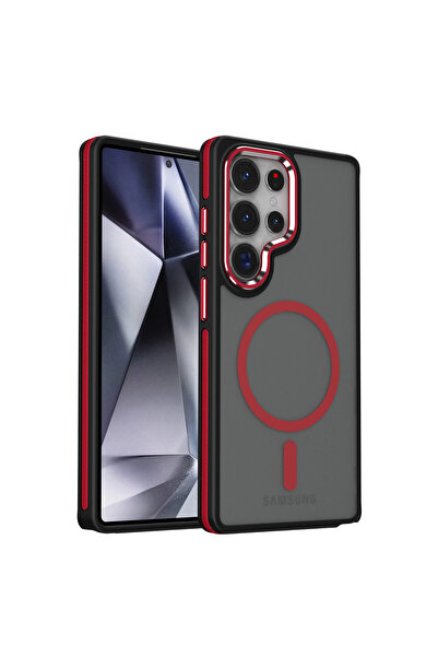 FREEDOM STOREE غطاء جوكو سامسونج جالاكسي S25 الترا وينر ماج سيف - أحمر