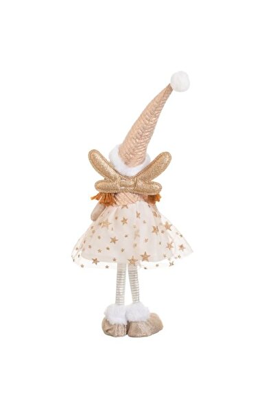 Lunix Decorative Christmas Figurine Angel with Beige Dress 55cm