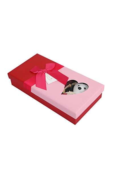 Tim Elegant Gift Box with 12 Soap Roses & Teddy Bear – Romantic Gift
