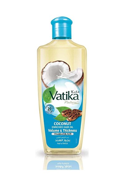 Vatika زيت شعر طبيعي غني بجوز الهند - 300 مل (إكليل الجبل وفيتامين هـ) للشعر ...