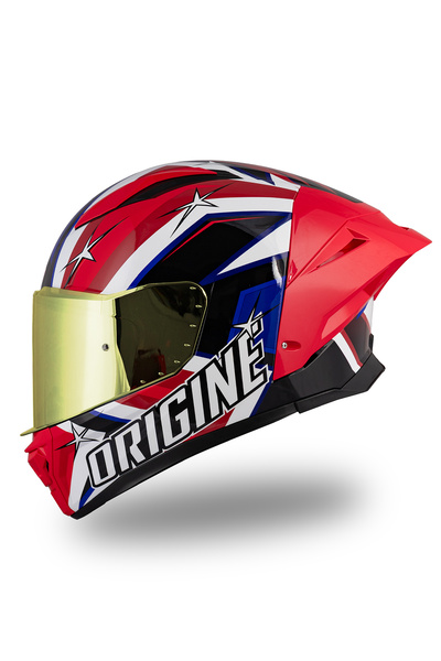 Origine Pista Flag America Mavi-Beyaz-Kırmızı Kask