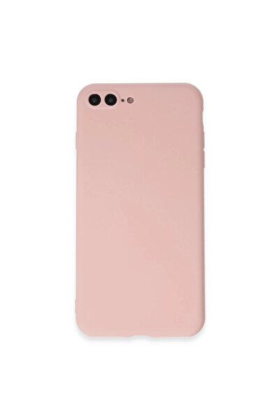 Marsilyan جراب آيفون 7 بلس أول سيليكون - ذهبي وردي