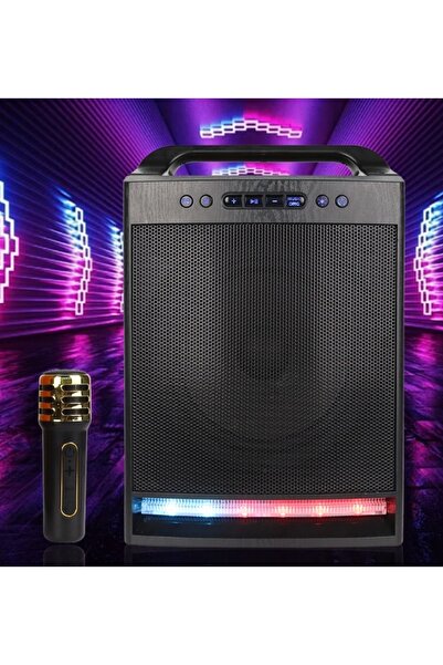 AHMED ZQS8170 8-inch square wireless speaker with microphone