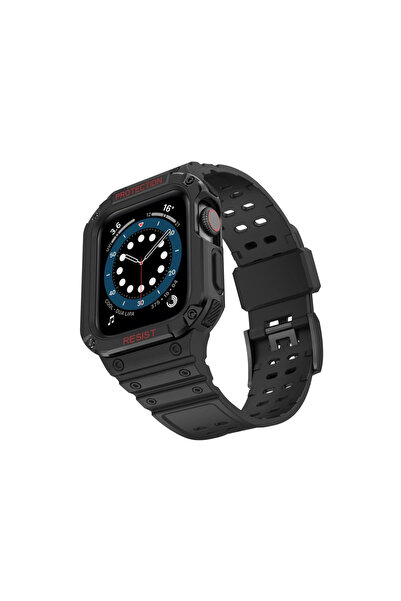 Marsilyan ساعة 42 ملم Kr401 بحزام سيليكون (ليست ساعة) - أسود