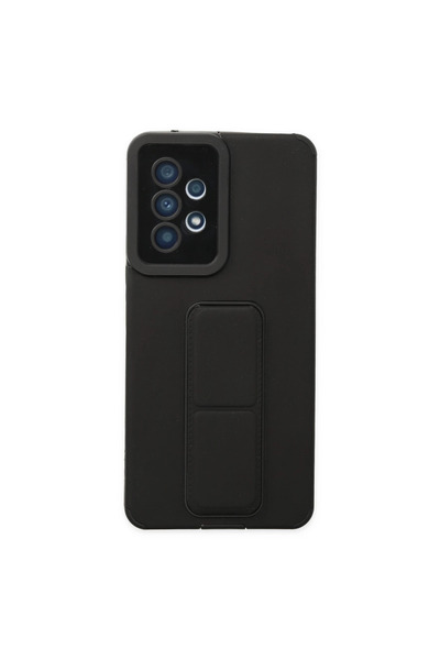 Marsilyan حافظة سامسونج جالاكسي A53 5G ميجا ستاند سيليكون - أسود