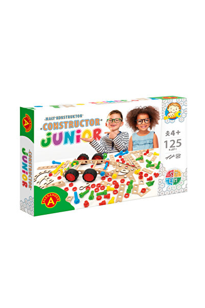 Alexander Toys Junior Constructor Game - 125 pieces, STEM game, 4+