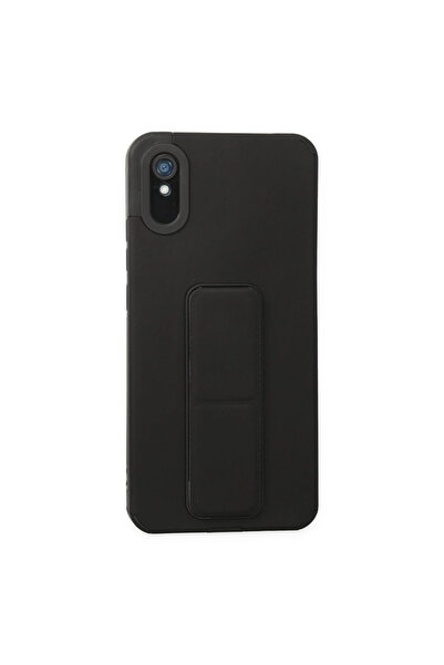 Marsilyan حافظة ريدمي 9a ميجا ستاند سيليكون - أسود