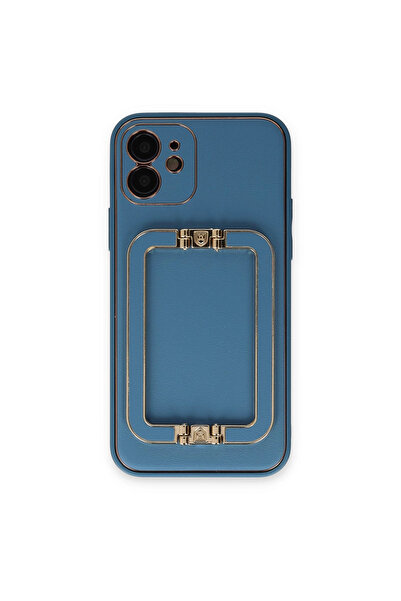 Marsilyan غطاء حماية لهاتف آيفون 12 كوكو إليت - أزرق