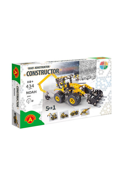 Alexander Toys Joc Constructor PRO - Noah, 434 piese, joc STEM, 8+