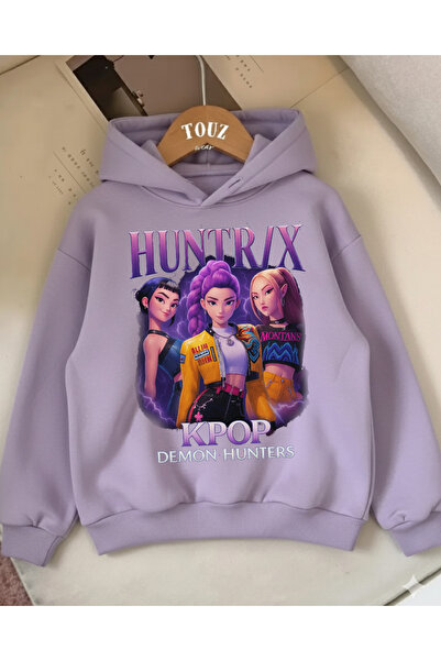 Touz Moda Young Kpop Demon Hunters 3-Thread Thick Sweet Hoodie