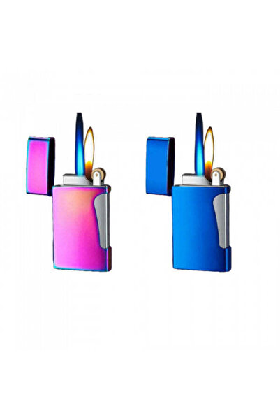 Ems Set of 2 Pocket Lighters with two refillable gas ignition systems