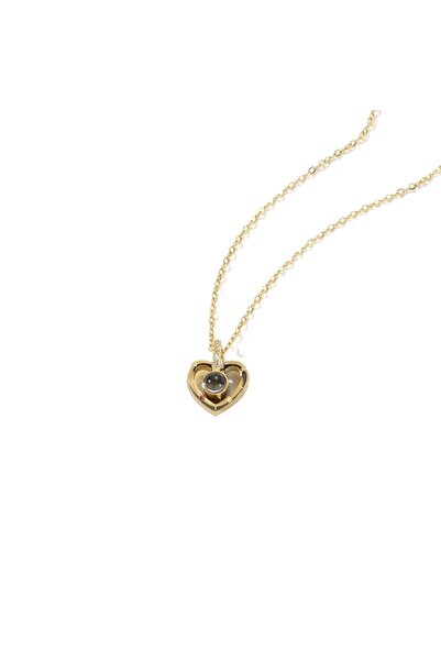 RAFINI Colier Heart Timekeeper - Placat cu Aur 18K, Otel inoxidabil