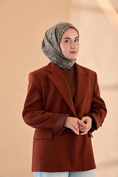 Silk Home Summer Breeze Scarf - Dark Mink, Mink, Oil Green, Tan