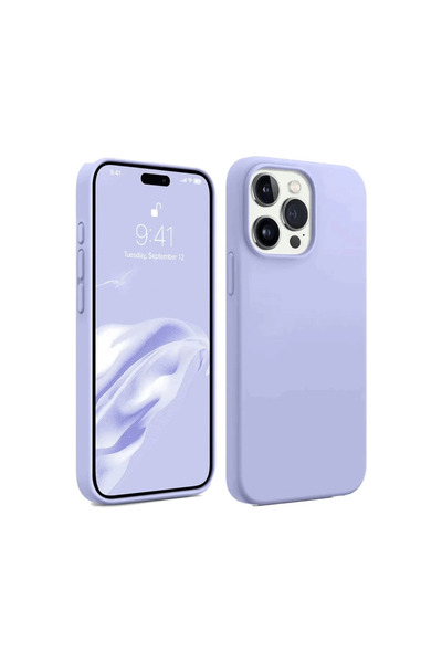 eco port iPhone 15 Pro Case First Silicone - Lilac