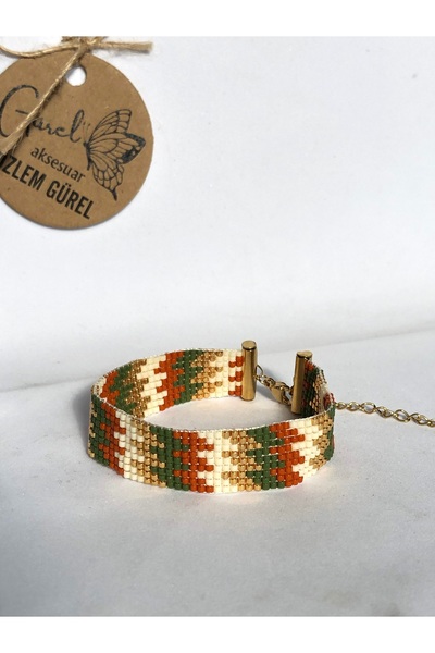 Gürel Takı Aksesuar Miyuki Sonbahar Bileklik, El Yapımı Bileklik, Boncuk Bile...