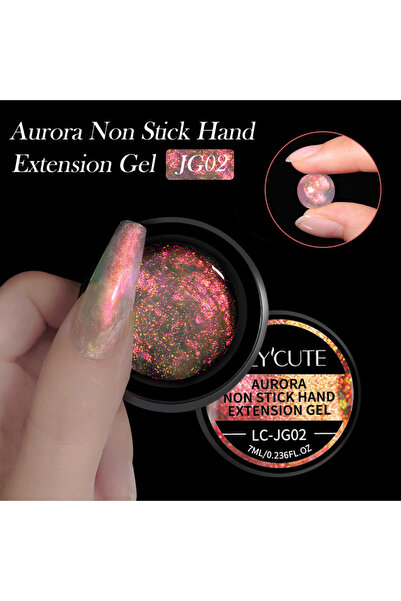 Born Pretty Aurora Solid Extension Nail Gel/Aura Işıltılı 3D Hamur Jel(JG02)-7ml