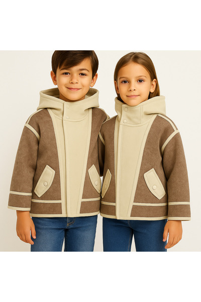 greenmoss Children's Coat with Fur Inside