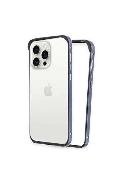 Marsilyan غطاء حماية جوكو آيفون 15 برو لاند - أزرق داكن