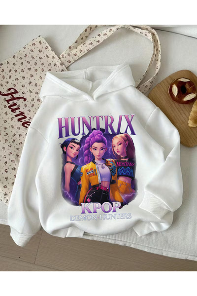 Touz Moda Young Kpop Demon Hunters 3-Thread Thick Sweet Hoodie