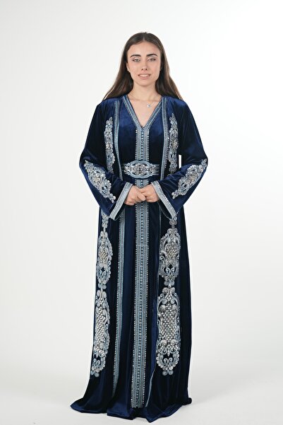 al bent al sharqieh velvet winter kaftan dress jalabiya