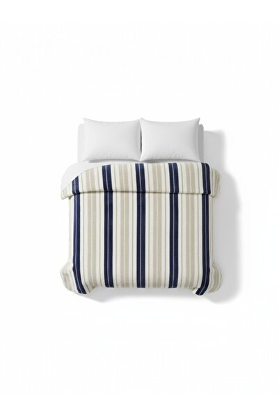 Özdilek Marine Line Single Blanket – Soft Texture, Warm, Stylish Design with a Nautical Theme