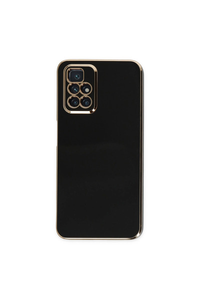 Marsilyan غطاء سيليكون فولير لهاتف ريدمي 10 2022 - أسود